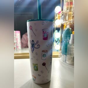 BRAND NEW!! STARBUCKS X ROLLER RABBIT TUMBLER!!